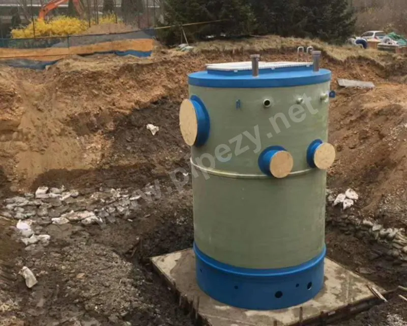 FRP Integrated Prefabricated Pumping Station